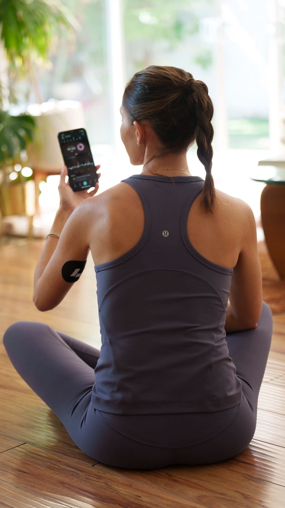 Levels trends view with synced health data