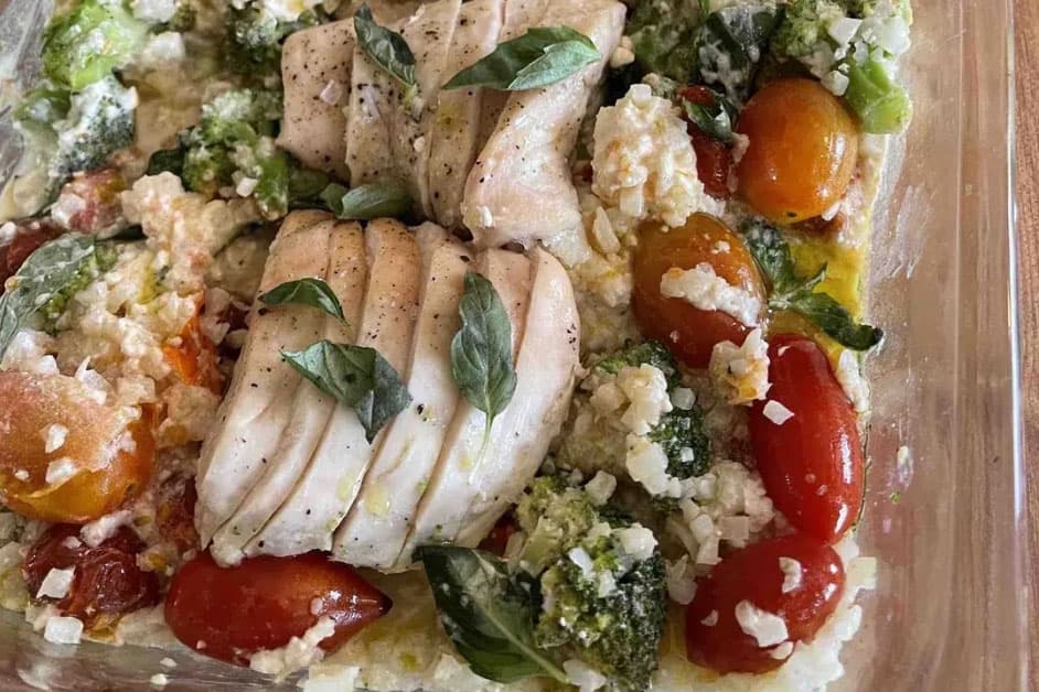 Feta & Chicken Bake