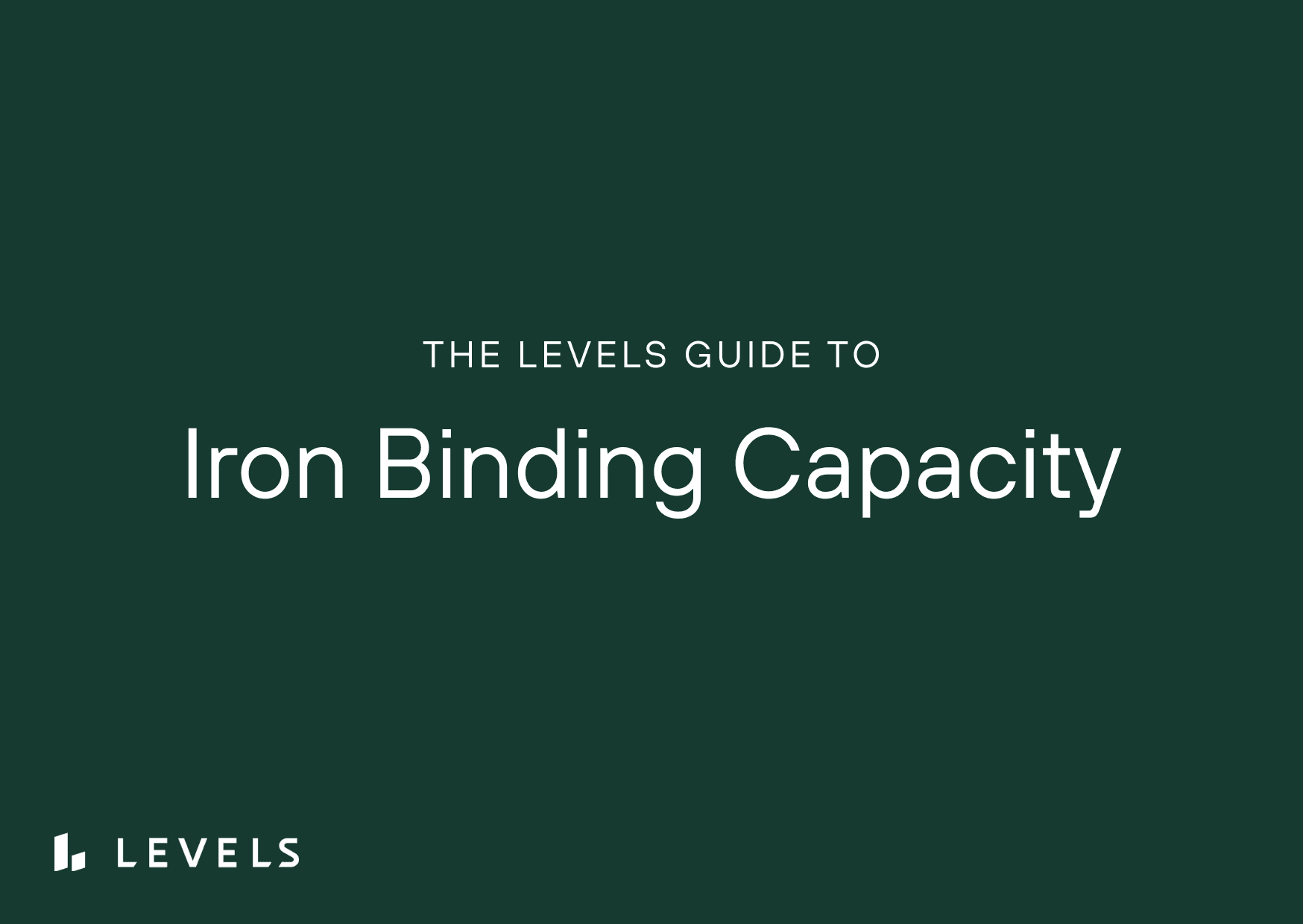 Iron Binding Capacity