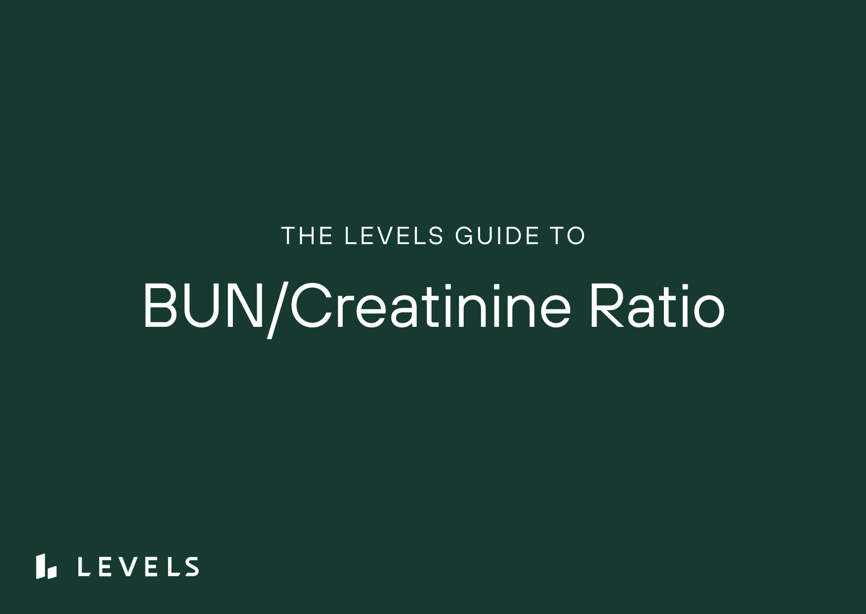 BUN/creatinine ratio