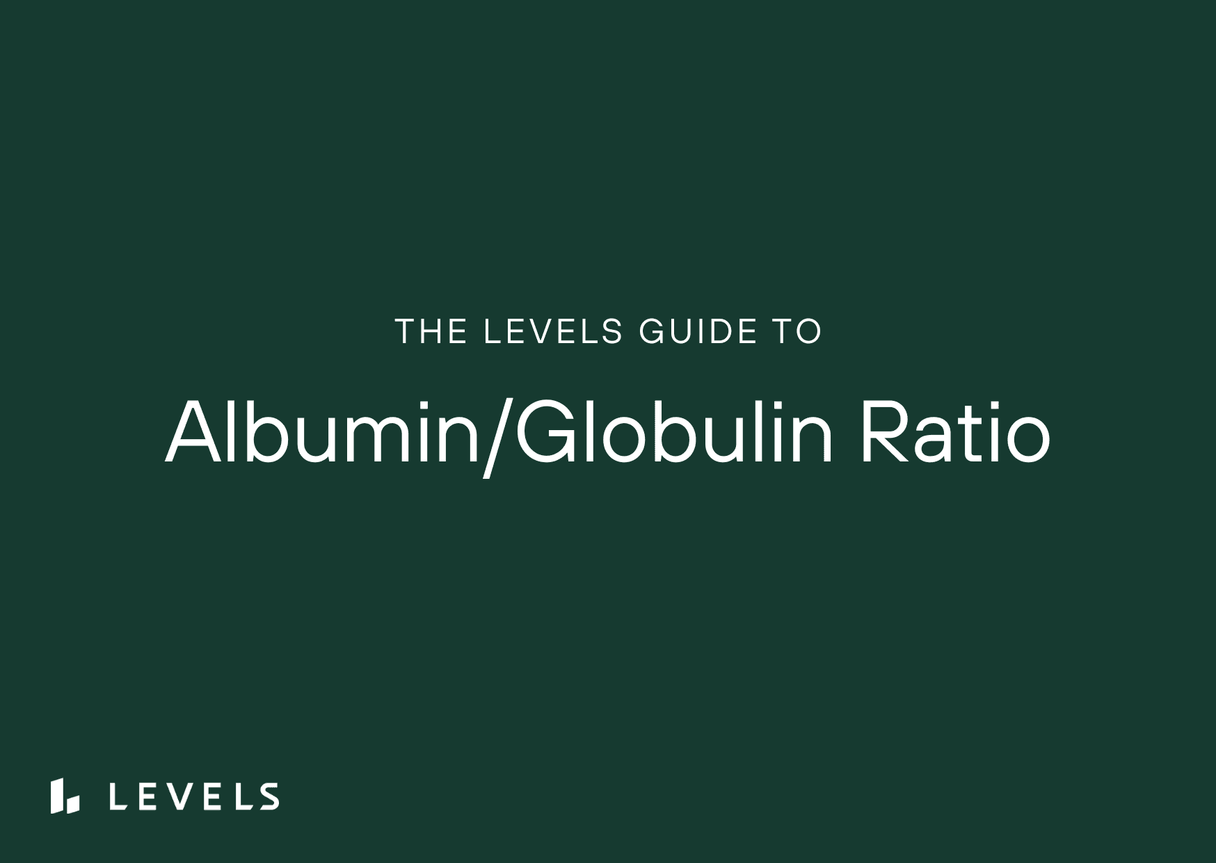 Albumin to Globulin Ratio