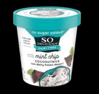 So Delicious Dairy Free No Sugar Added Mint Chip Coconutmilk Non-Dairy Frozen Dessert