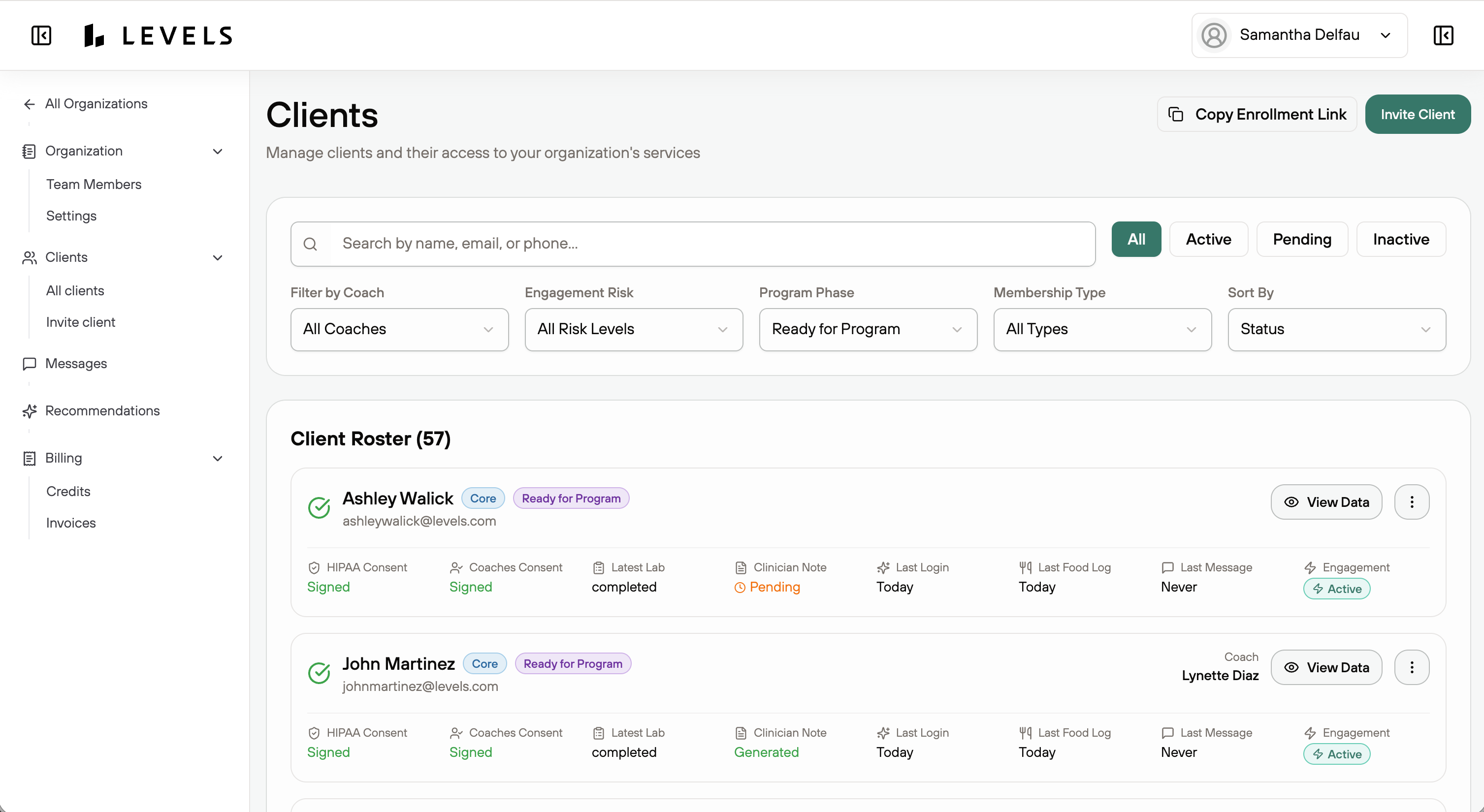 Clinician Dashboard Background